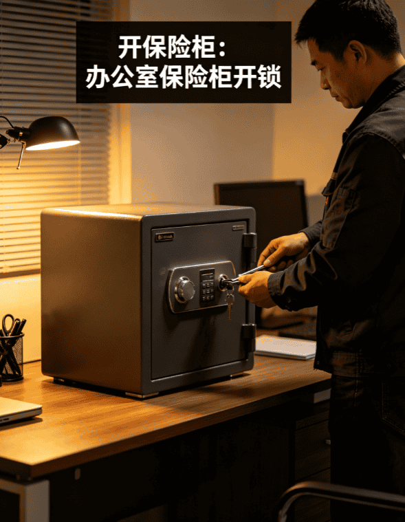 办公室保险安柜开启